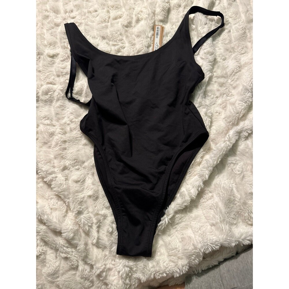 Skims RECYCLED SWIM SCOOP NECK ONE PIECE Onyx - Picture 5 of 7